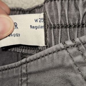 Gray Regular Fit Pants